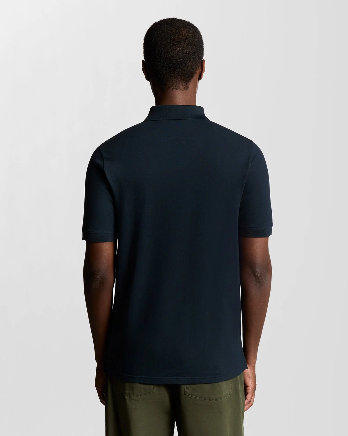 Superfine Cotton Zip Polo Shirt