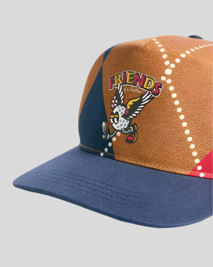 Friends of Feathers Argyle Golf Cap