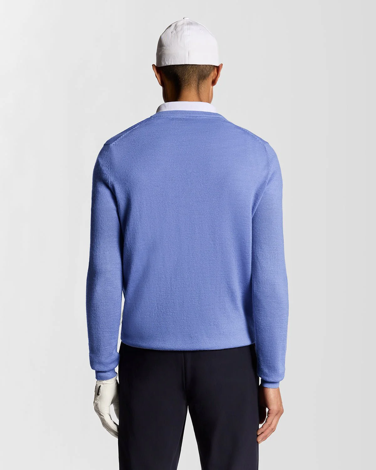 Golf Wool Blend V Neck Jumper