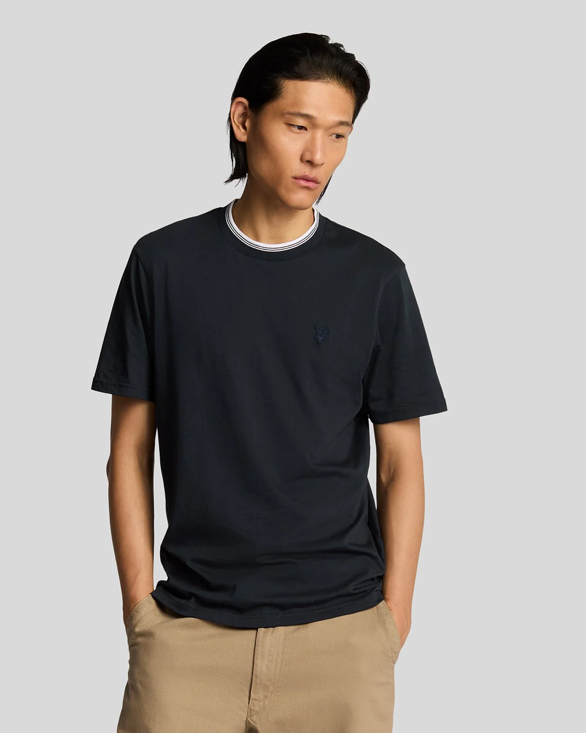 Superfine Cotton Tipped T-Shirt