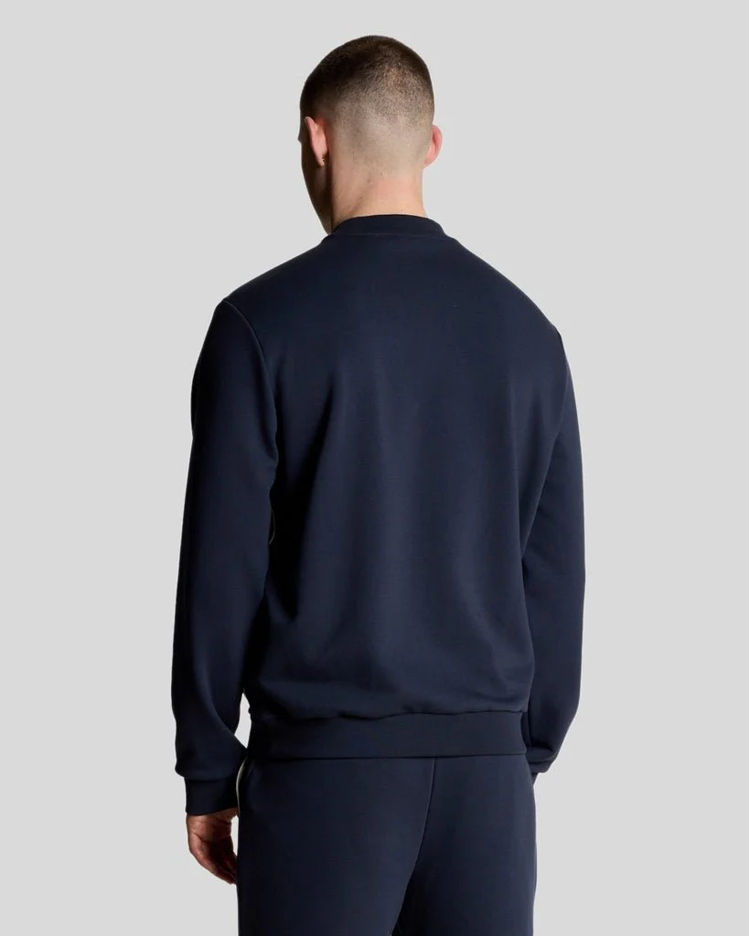 Seam Tipped Crew Neck Sweatshirt