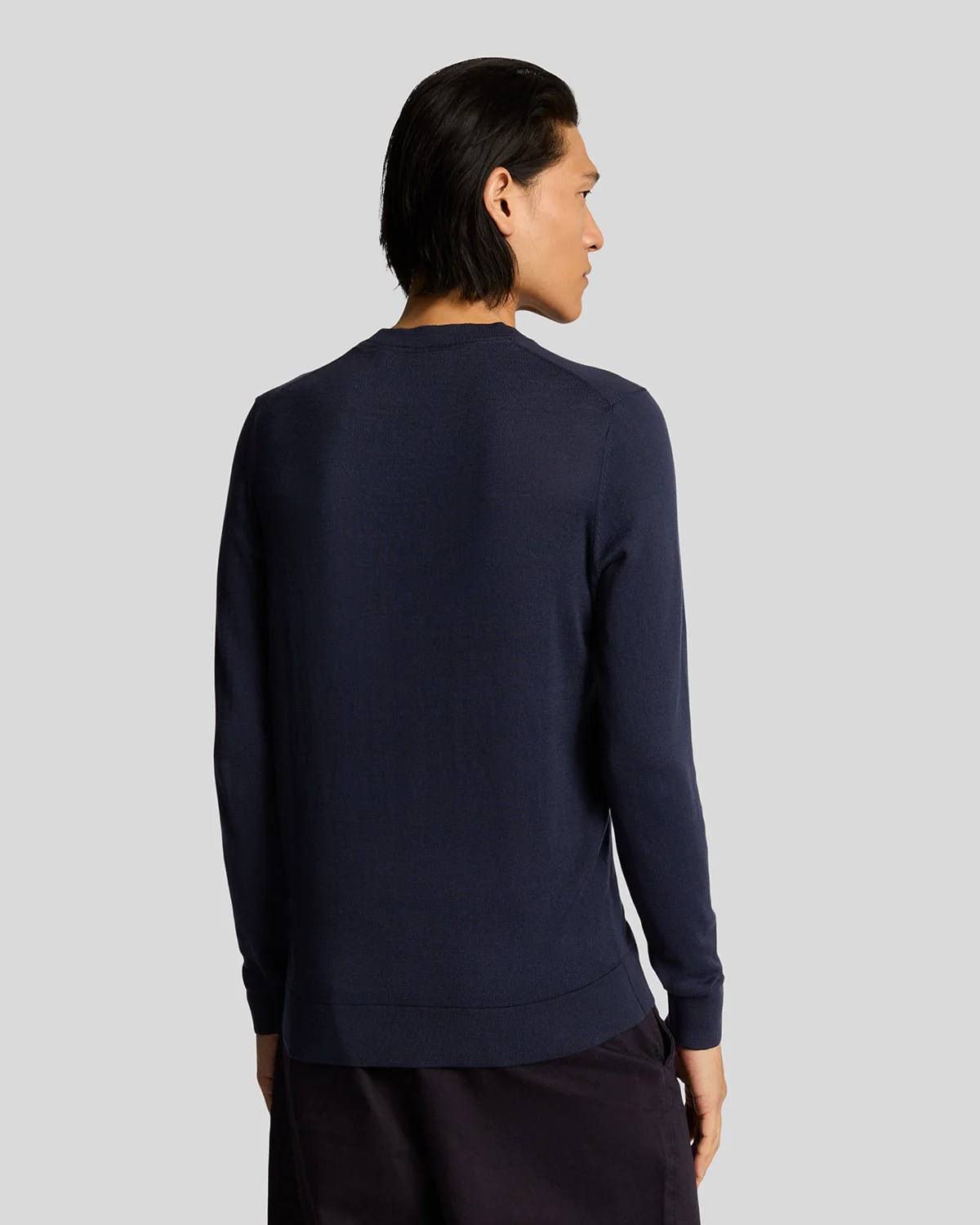Superfine Cotton Crew Neck Jumper