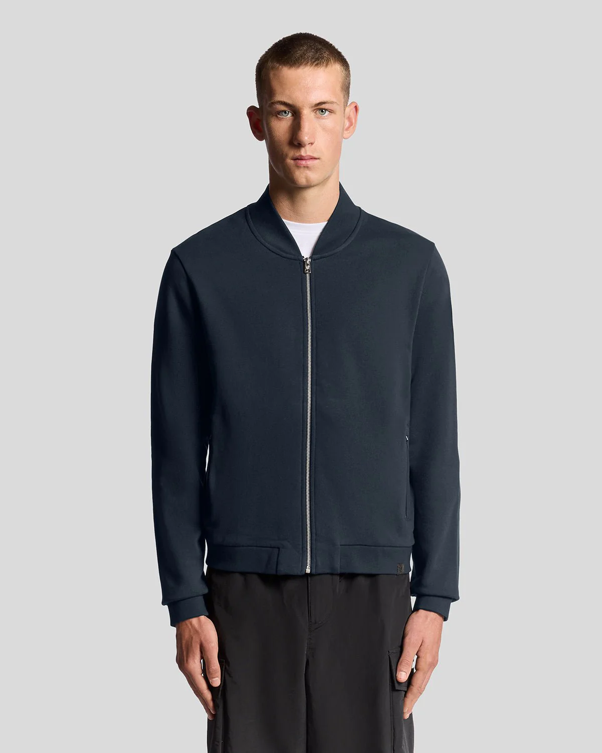 Half Raglan Sleeve Jersey Bomber