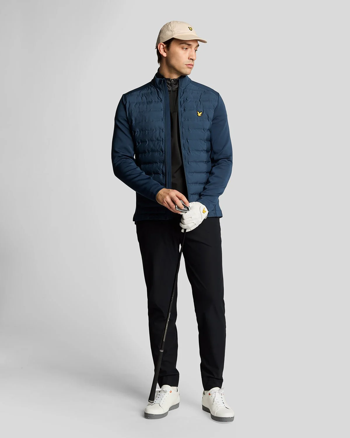 Golf Hybrid Quilted Zip Jacket