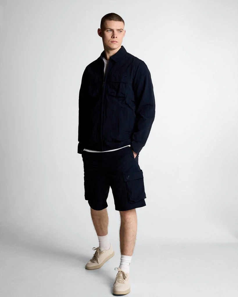 Cotton Nylon Cargo Shorts