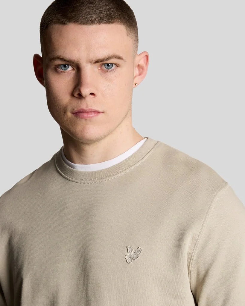 Superfine Cotton Crew Neck Sweatshirt