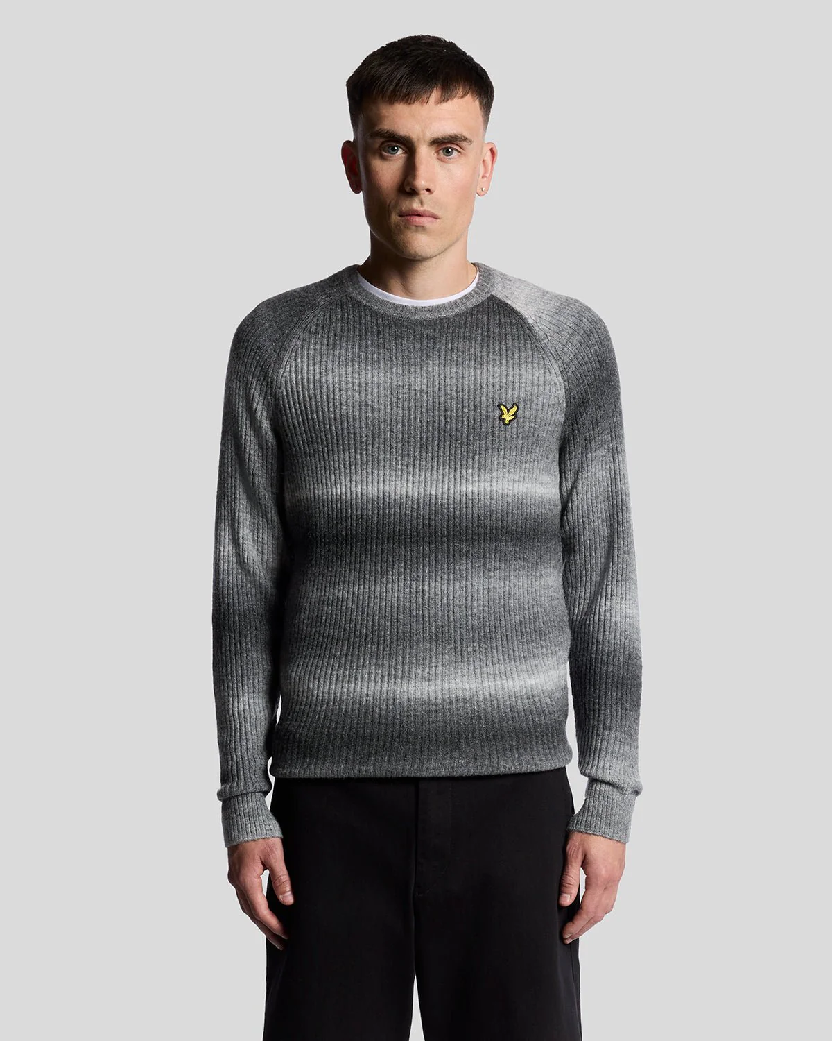 Ribbed Ombre Effect Jumper