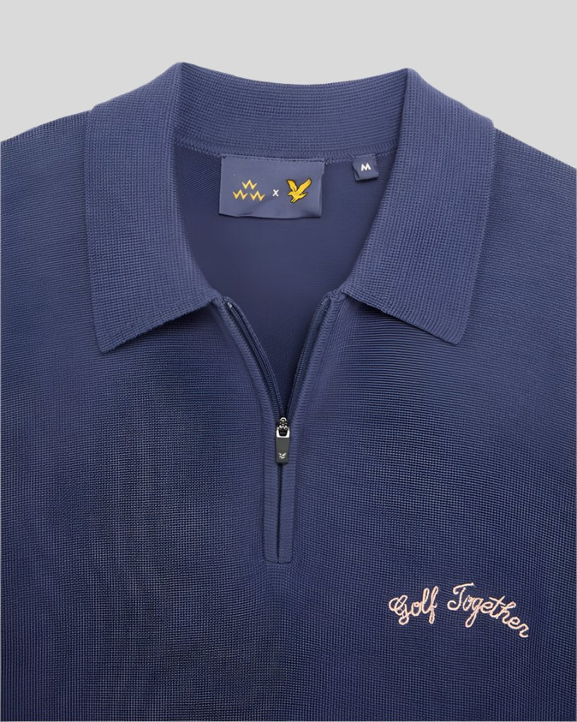 Friends of a Feather Golf Zipped Polo Shirt