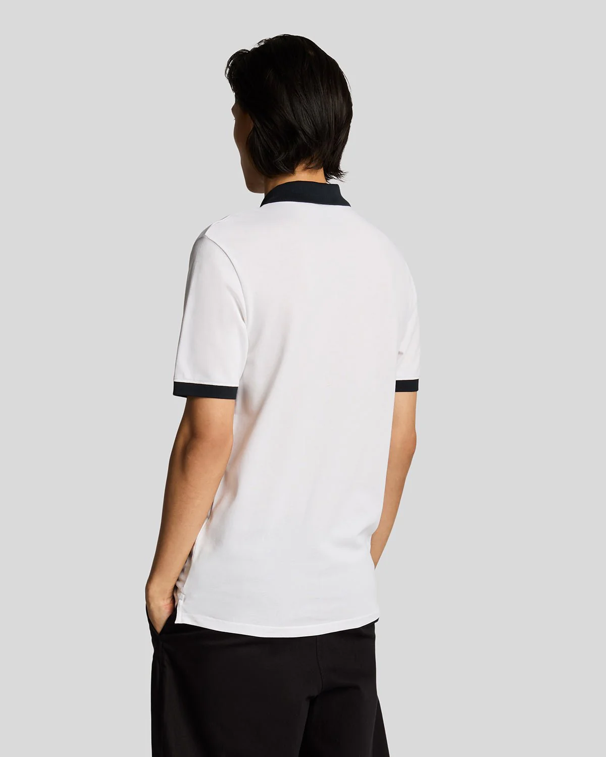 Superfine Cotton Contrast Polo Shirt