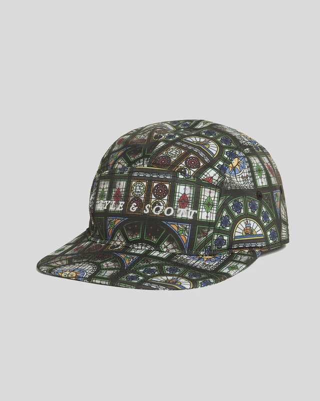 Stained Glass Print Baseball Cap