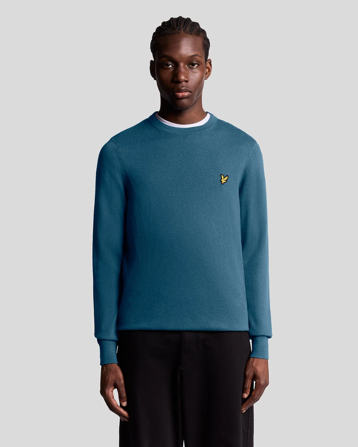Cotton Merino Crew Neck Jumper