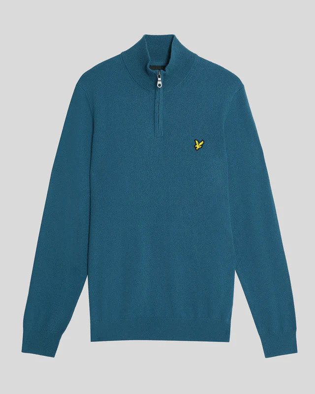 Cotton Merino 1/4 Zip Jumper
