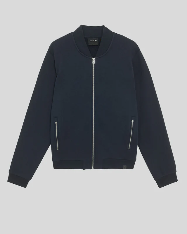 Half Raglan Sleeve Jersey Bomber
