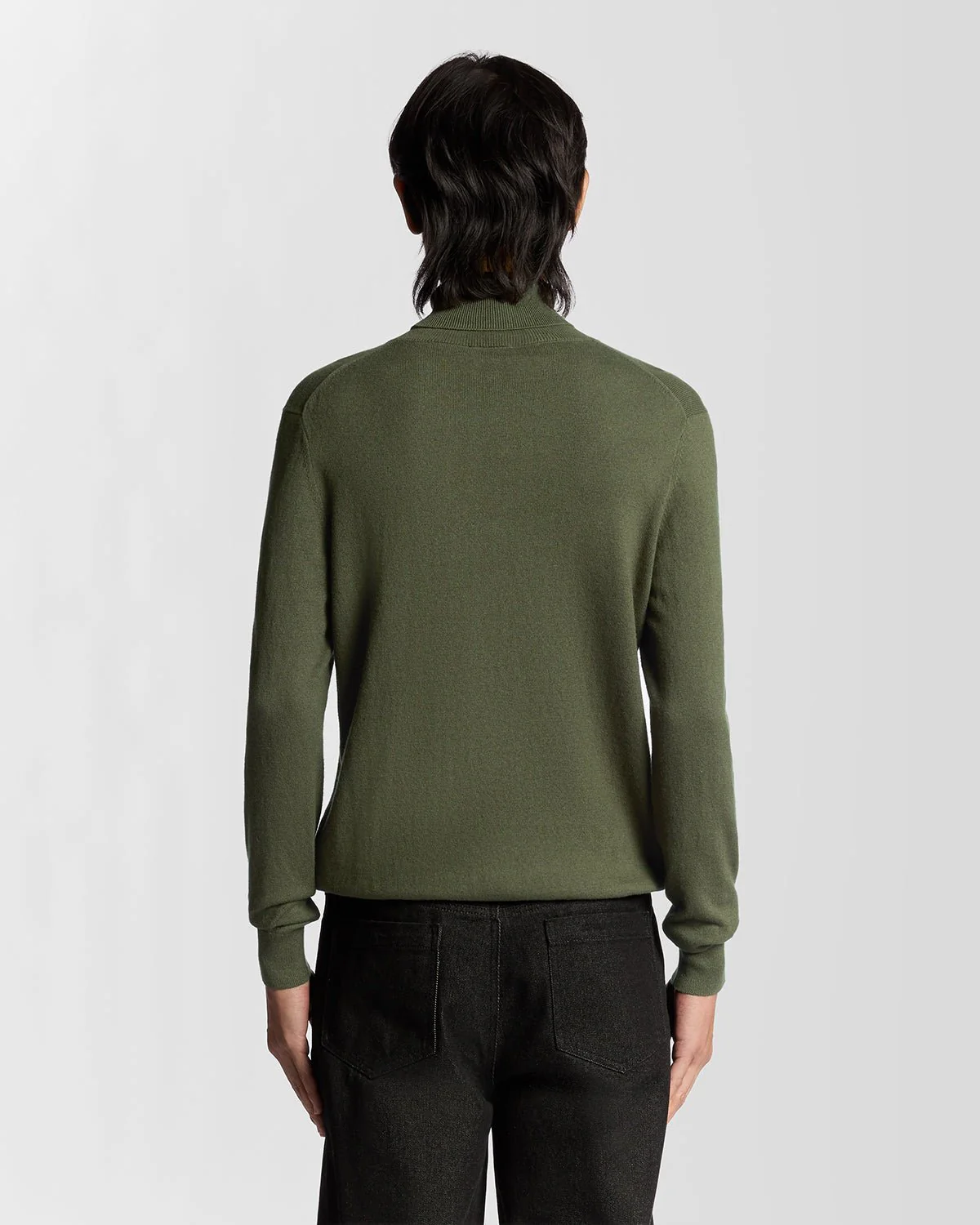 Cotton Merino Turtleneck Jumper