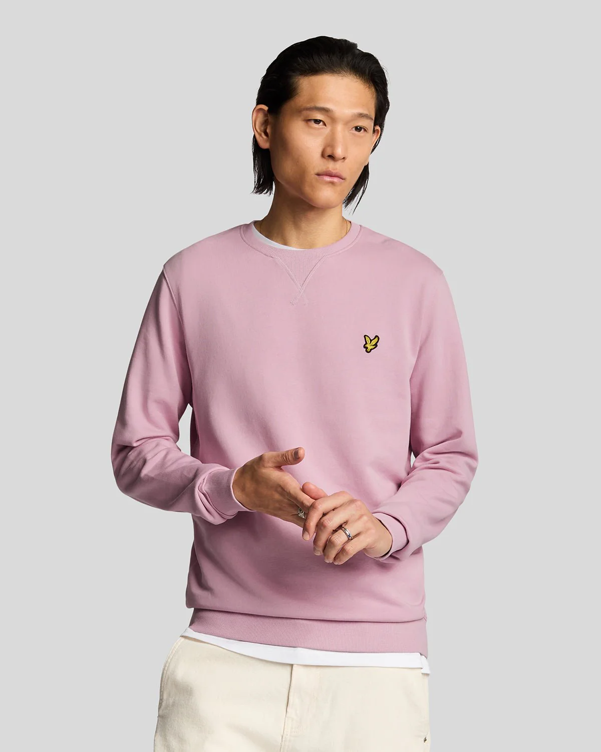 Cotton Crew Neck Sweatshirt