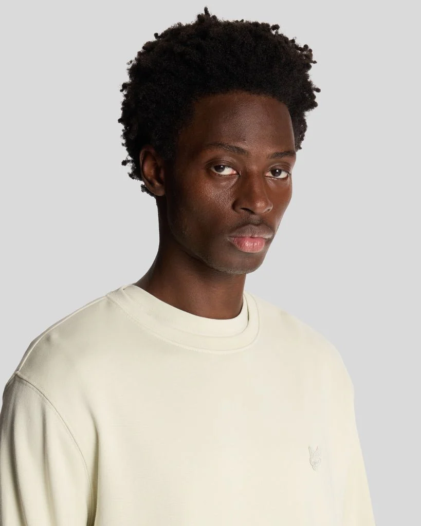 Superfine Cotton Crew Neck Sweatshirt