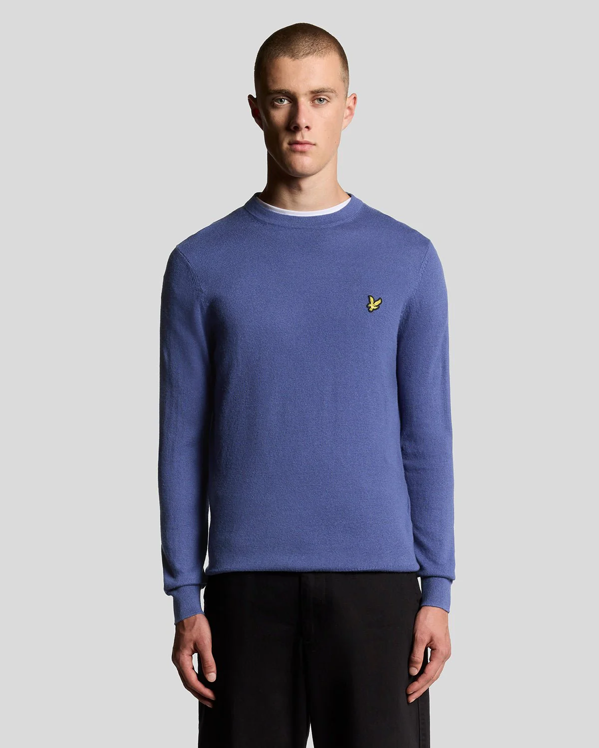 Cotton Merino Crew Neck Jumper