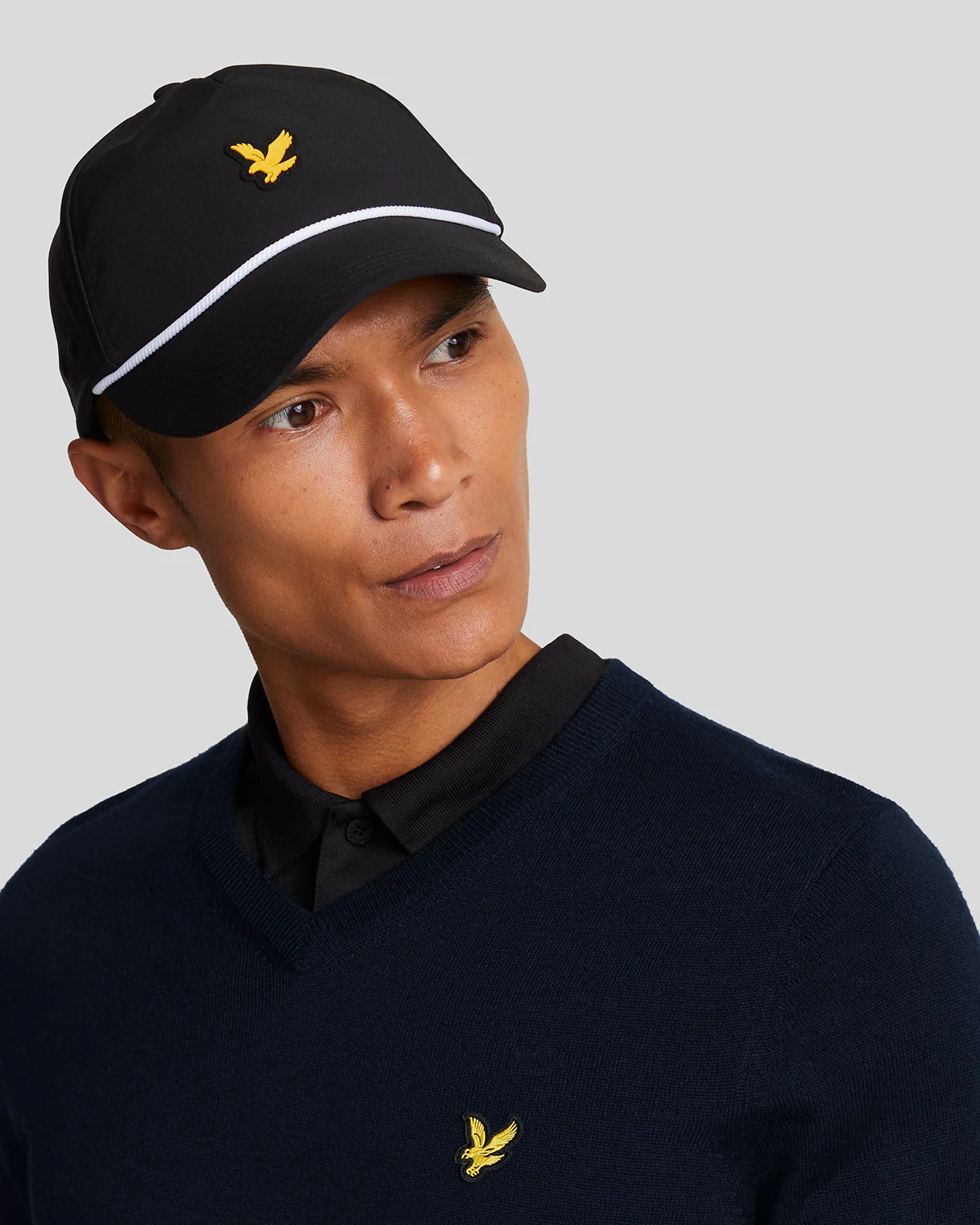 Golf Wool Blend V Neck Jumper