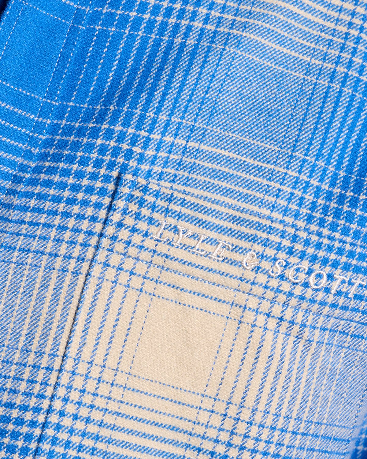 Ombre Check Flannel Shirt