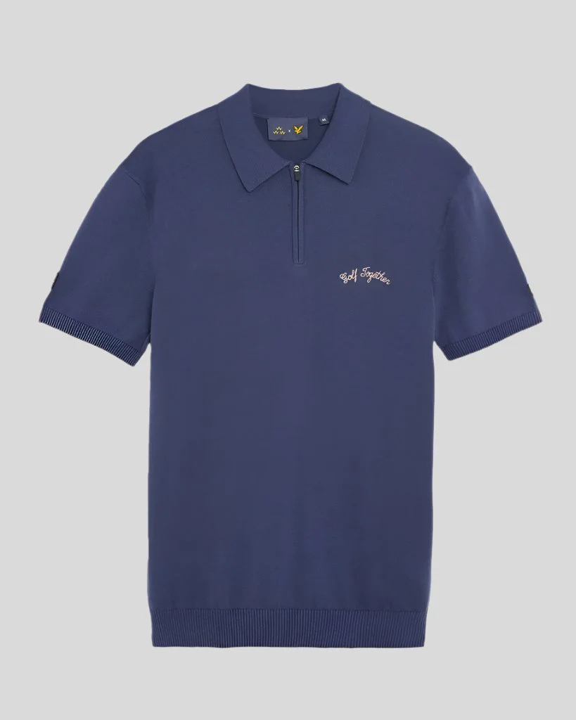 Friends of a Feather Golf Zipped Polo Shirt