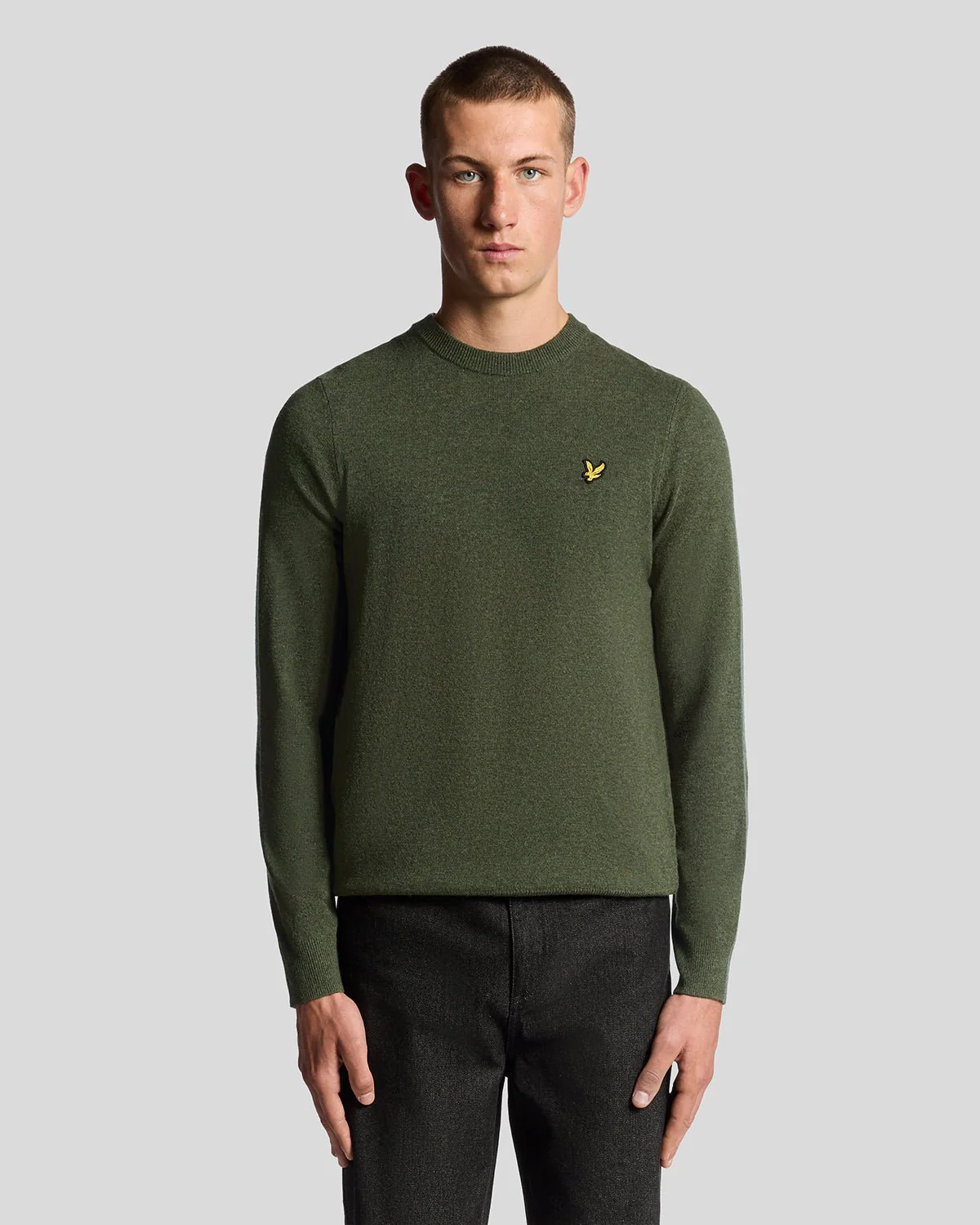 Lambswool Blend Crew Neck Jumper