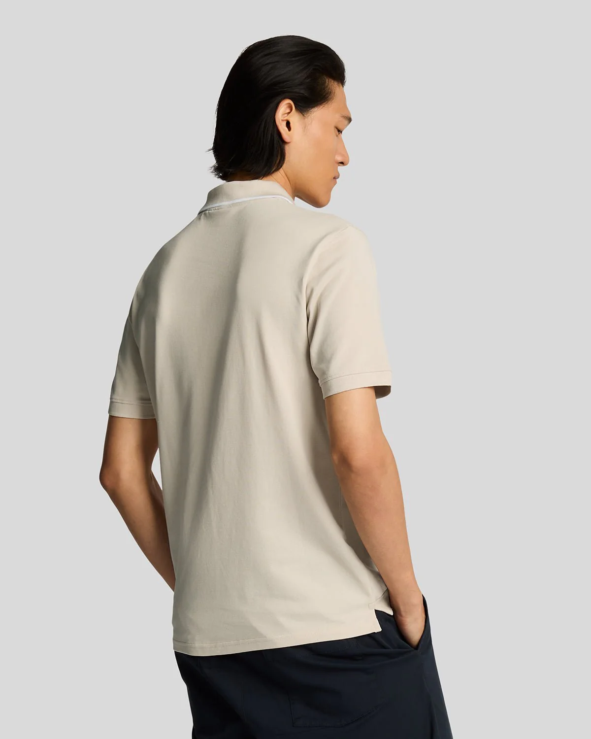 Superfine Cotton Tipped Polo Shirt