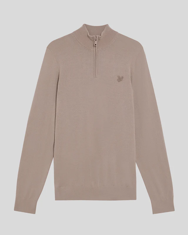 Merino Wool 1/4 Zip Jumper