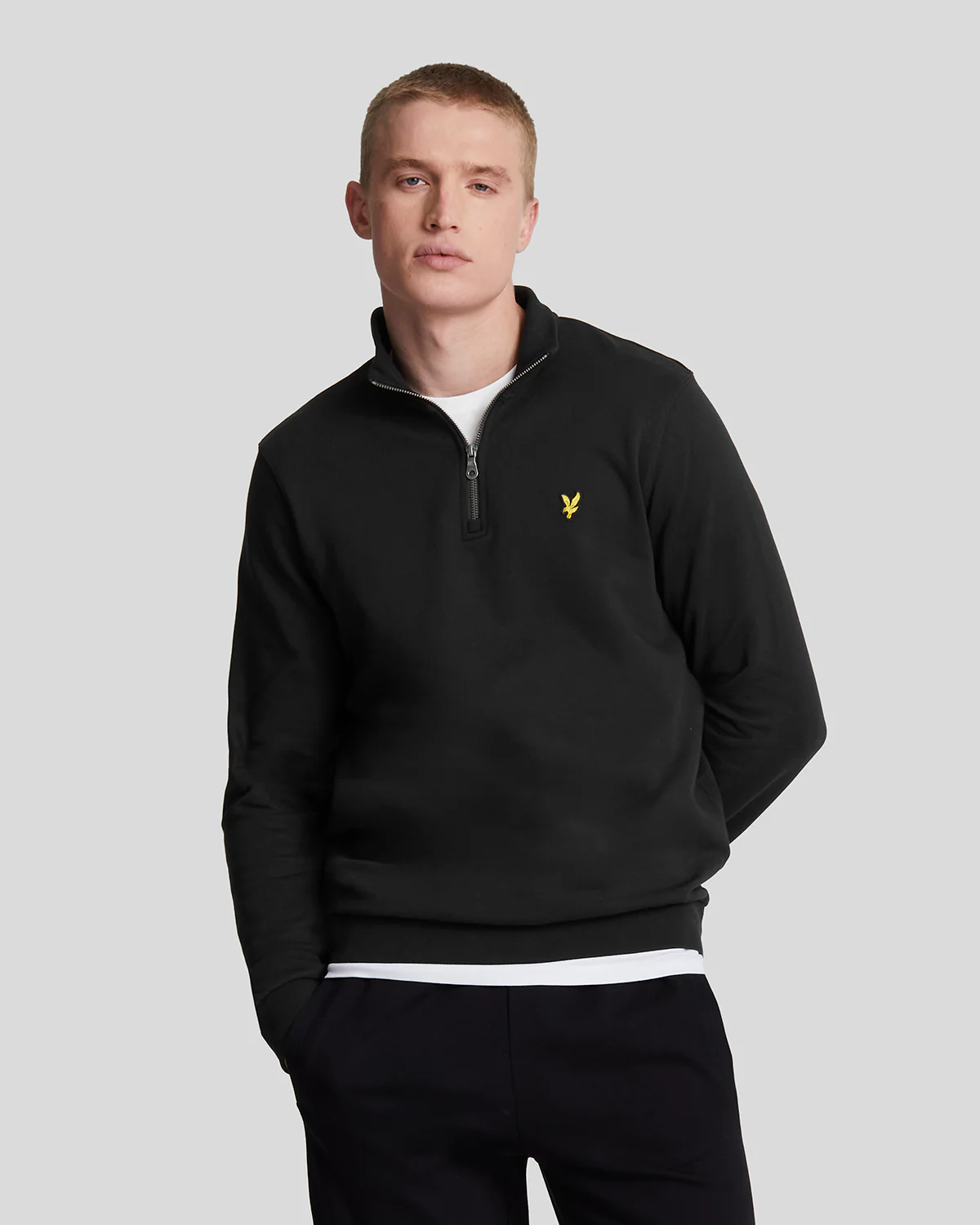 Cotton Loopback 1/4 Zip Sweatshirt