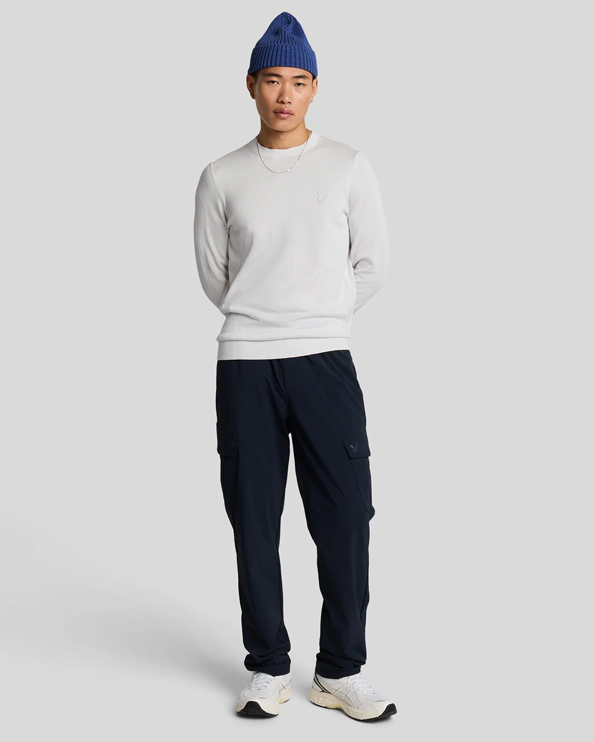 Superfine Cotton Crew Neck Jumper