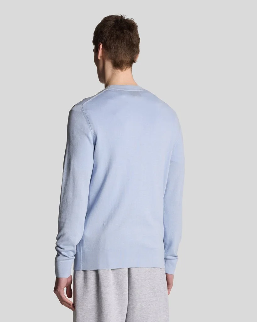 Superfine Cotton Crew Neck Jumper