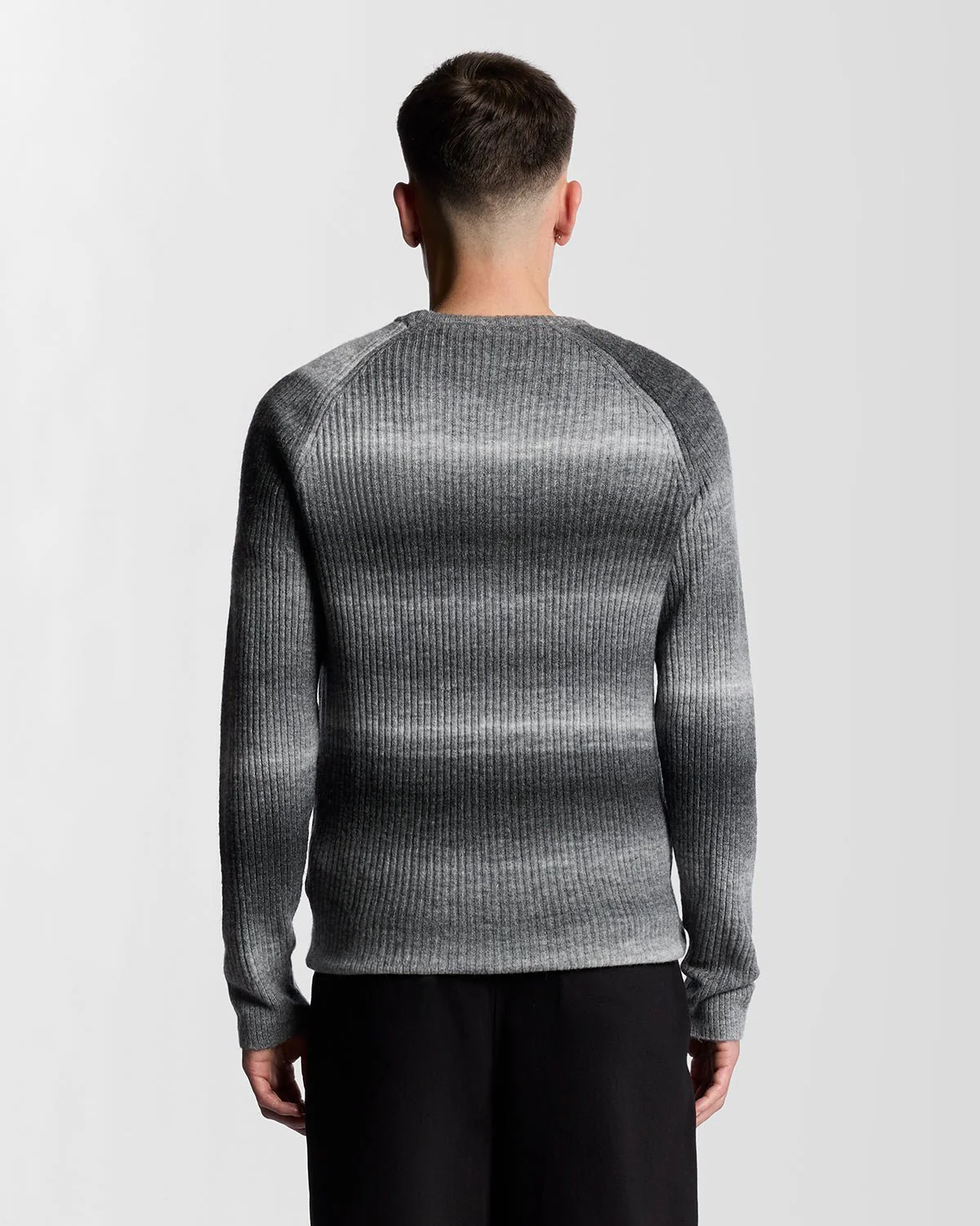 Ribbed Ombre Effect Jumper