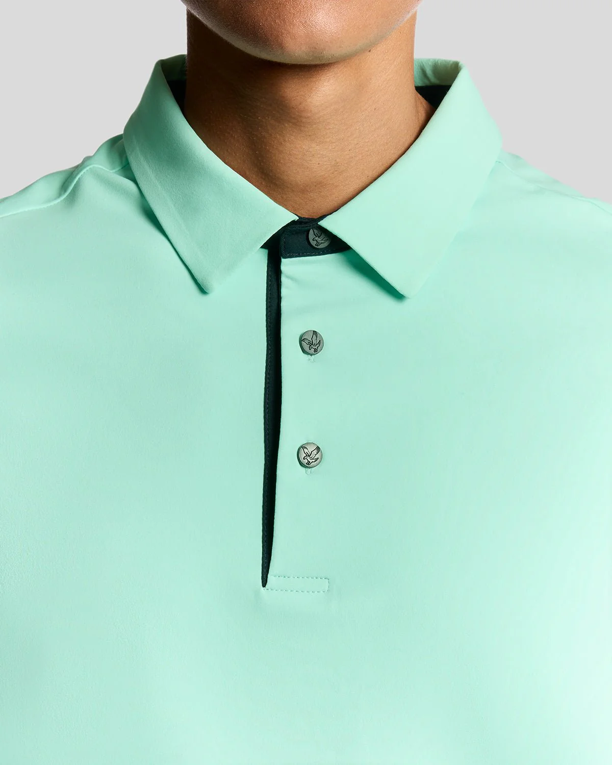 Golf Shank Button Polo Shirt