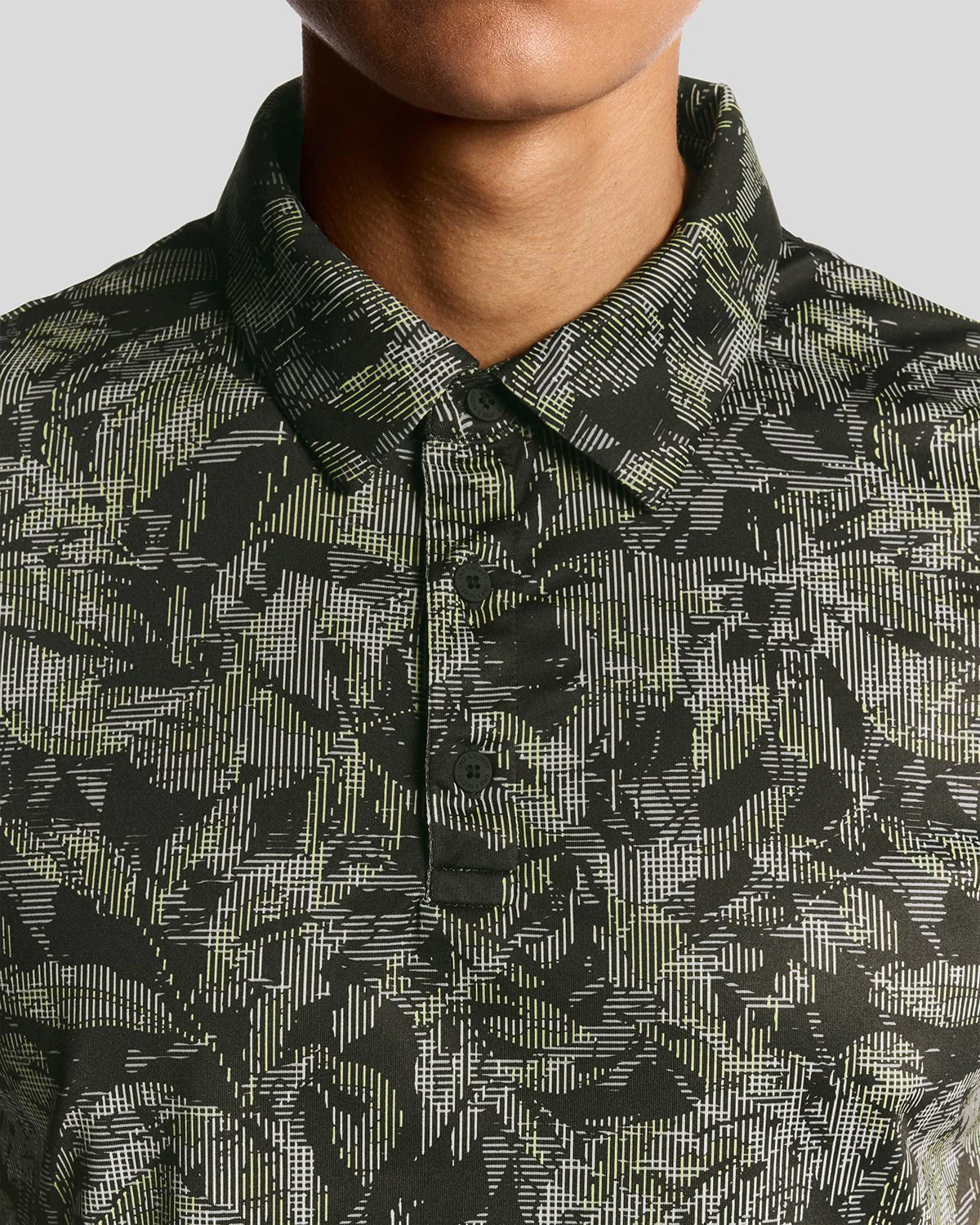 Golf Digital Floral Polo Shirt