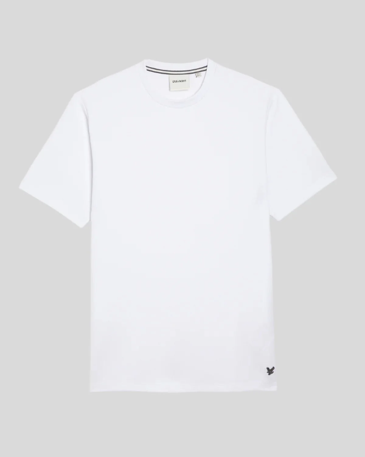 Twill Texture Crew Neck T-Shirt