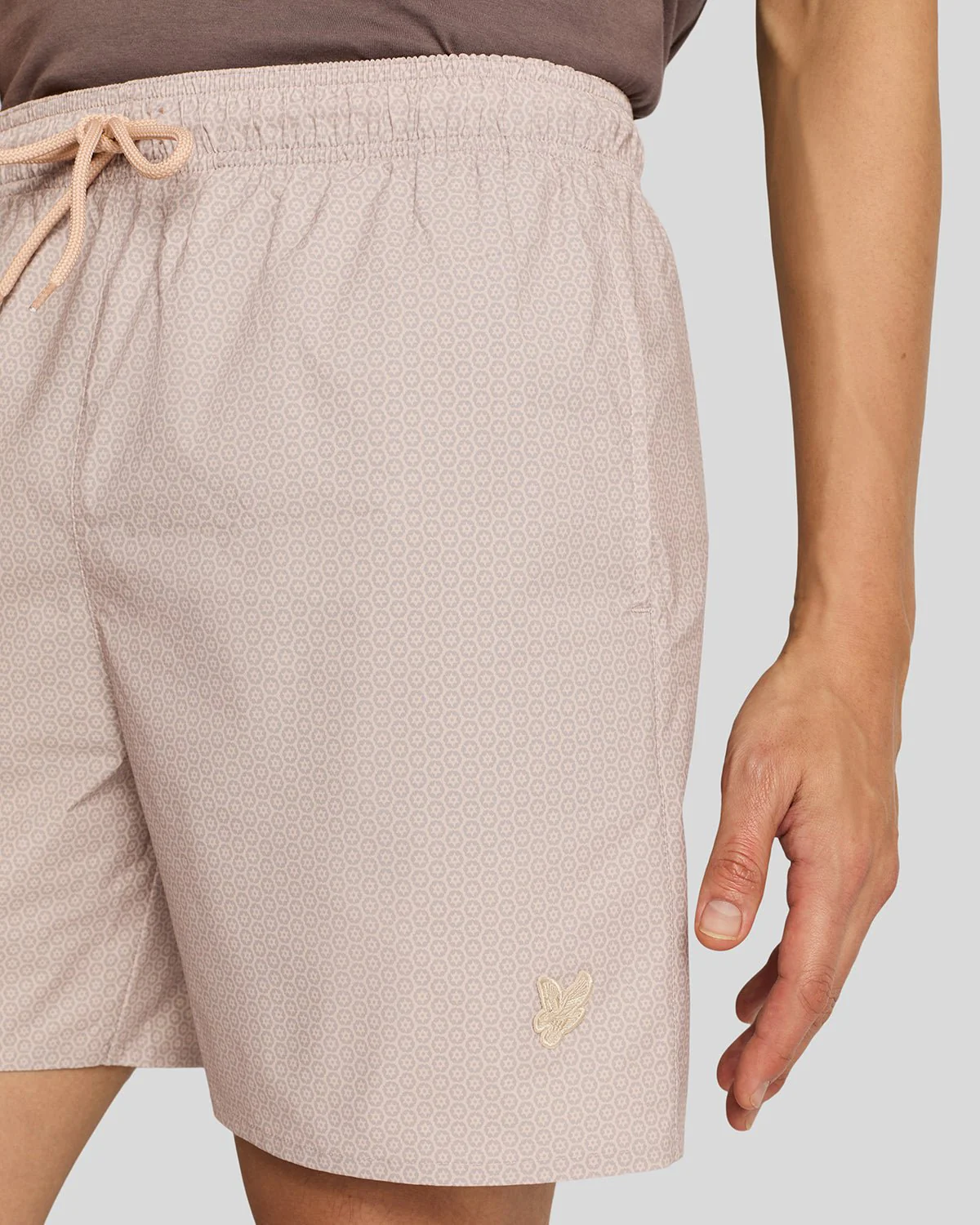 Geo Motif Printed Swim Shorts