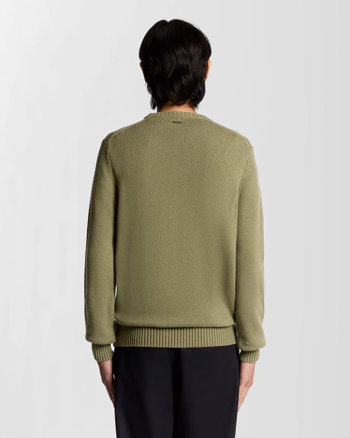 Wool Blend Crew Neck Jumper