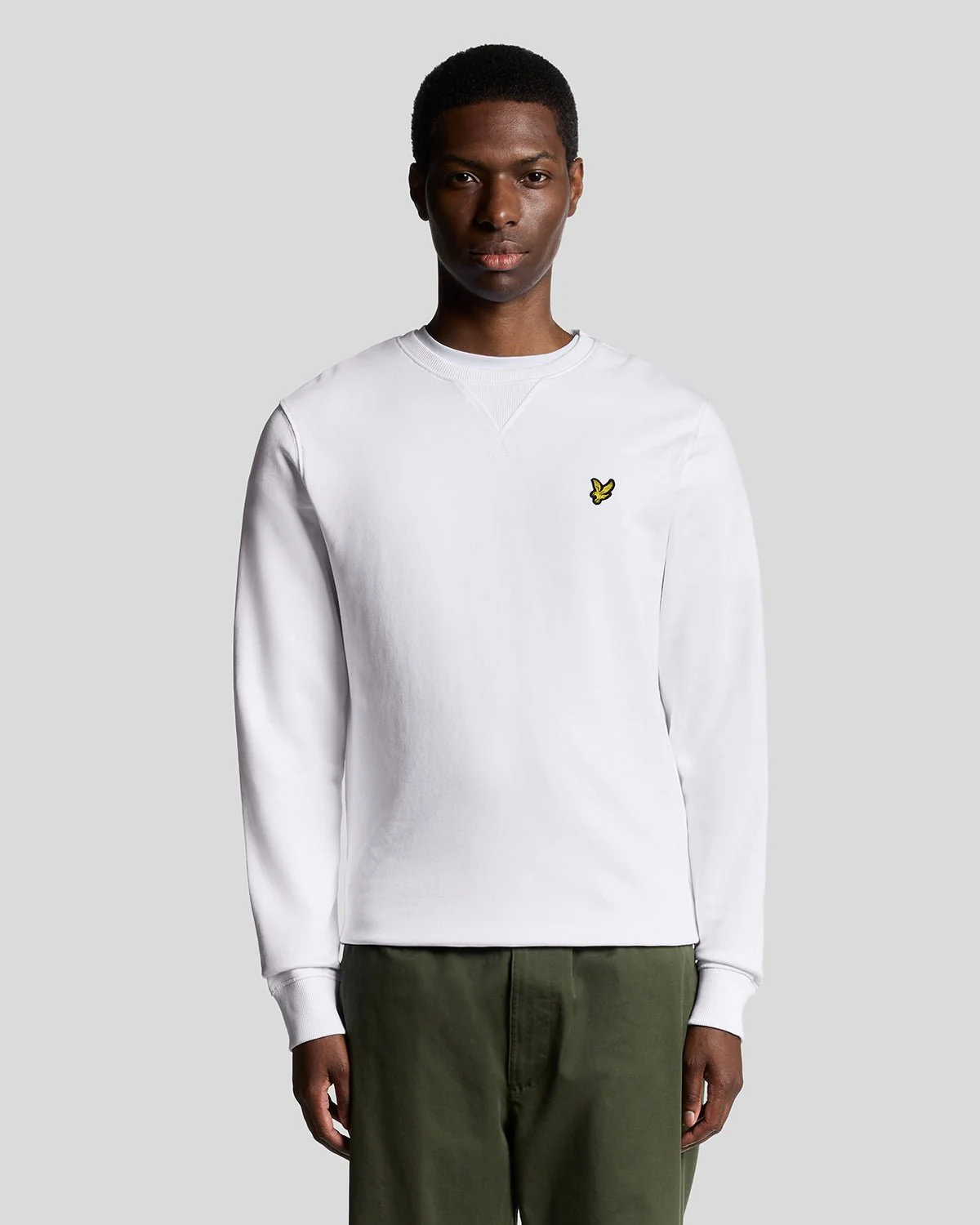Cotton Crew Neck Sweatshirt