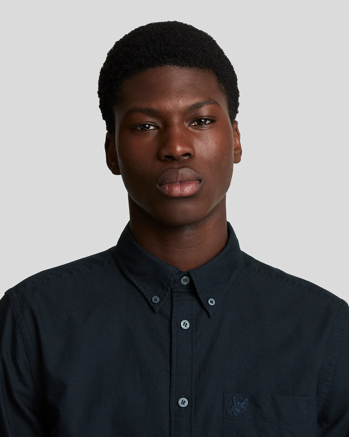 Tonal Button Down Oxford Shirt