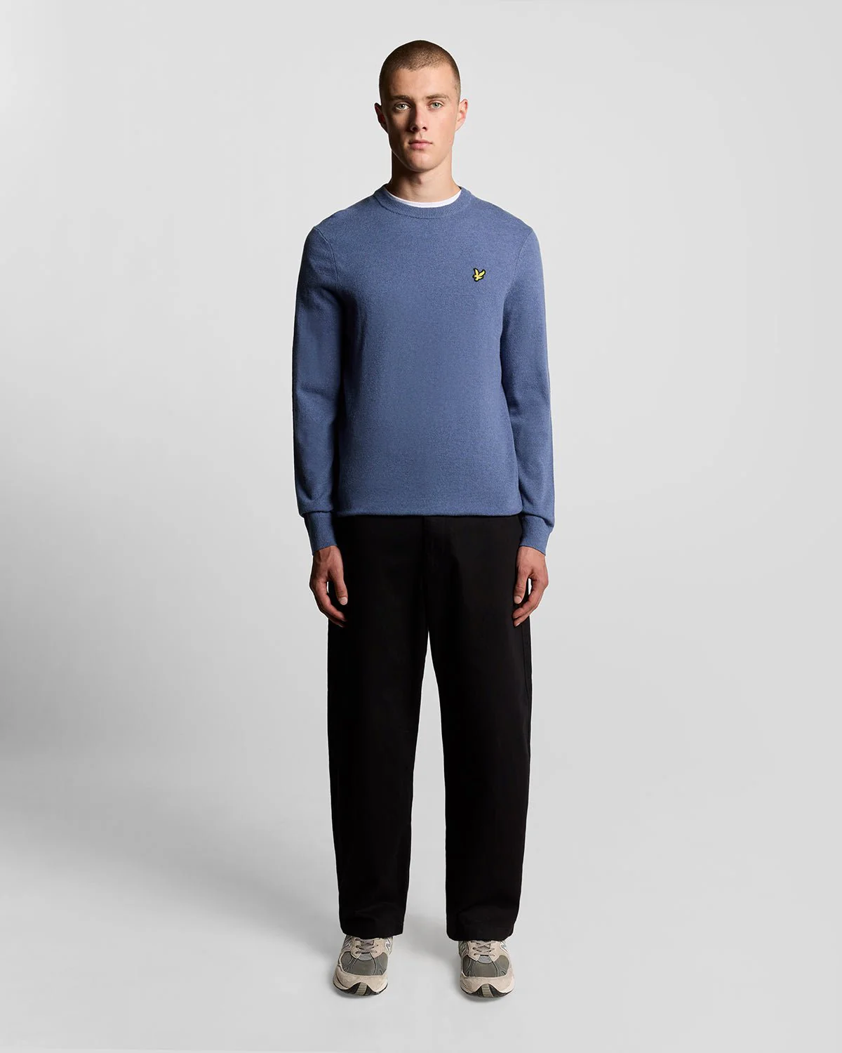 Lambswool Blend Crew Neck Jumper
