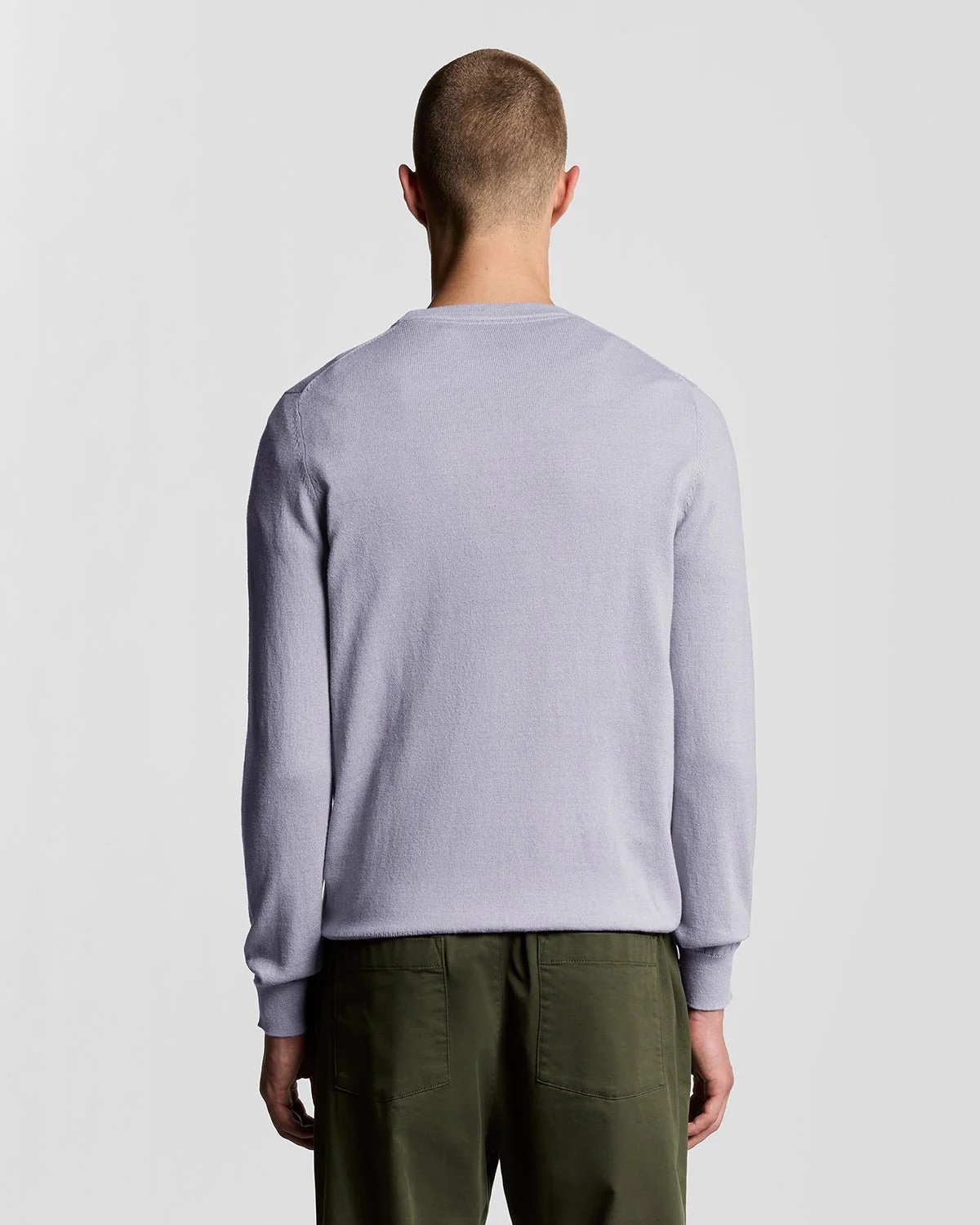 Cotton Merino Crew Neck Jumper
