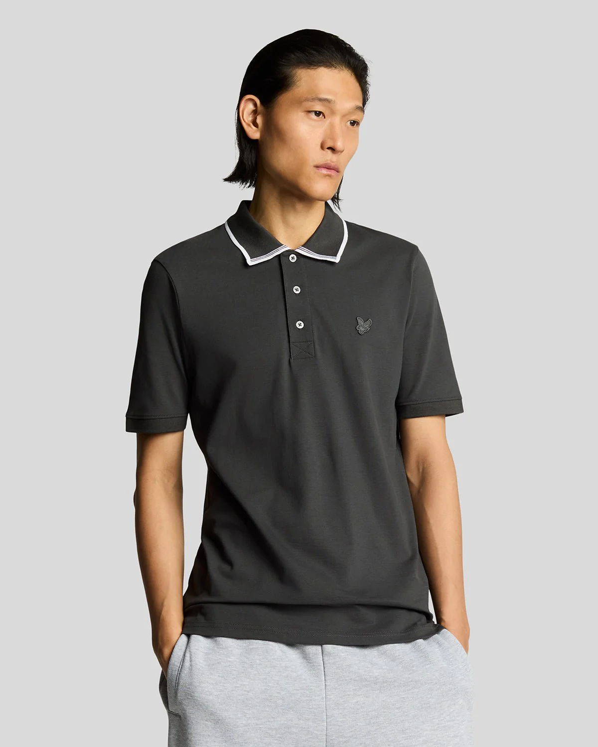 Superfine Cotton Tipped Polo Shirt