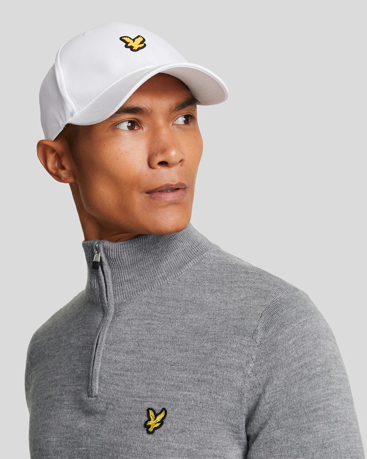 Golf 1/4 Zip Wool Blend Jumper