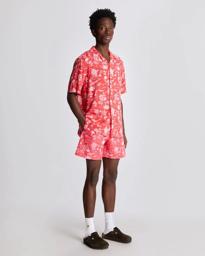 Botanical Garden Print Swim Shorts