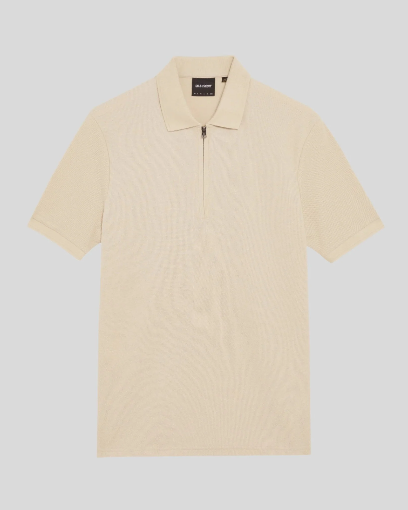 Ottoman Half Zip Polo Shirt