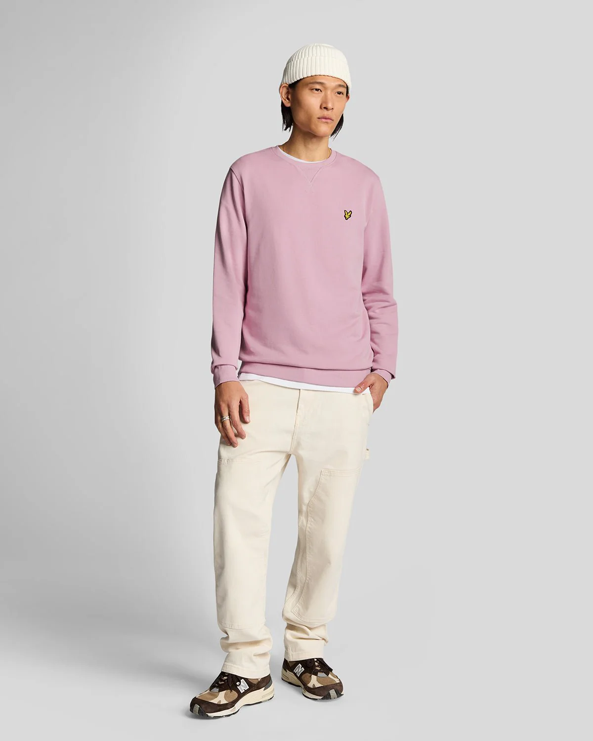 Cotton Crew Neck Sweatshirt