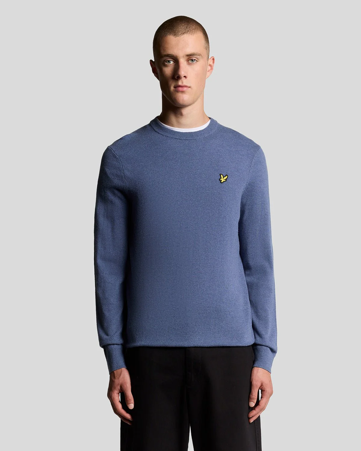 Lambswool Blend Crew Neck Jumper