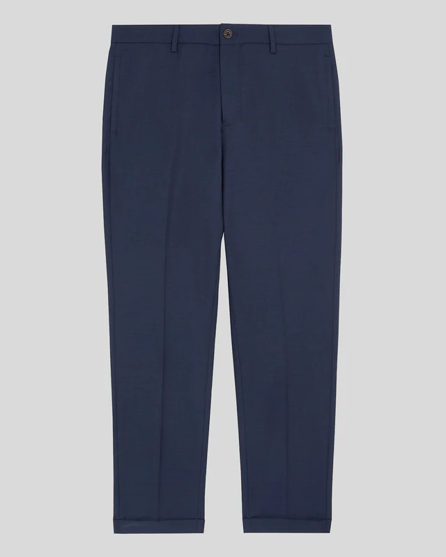 Sharkskin Pleated Trousers