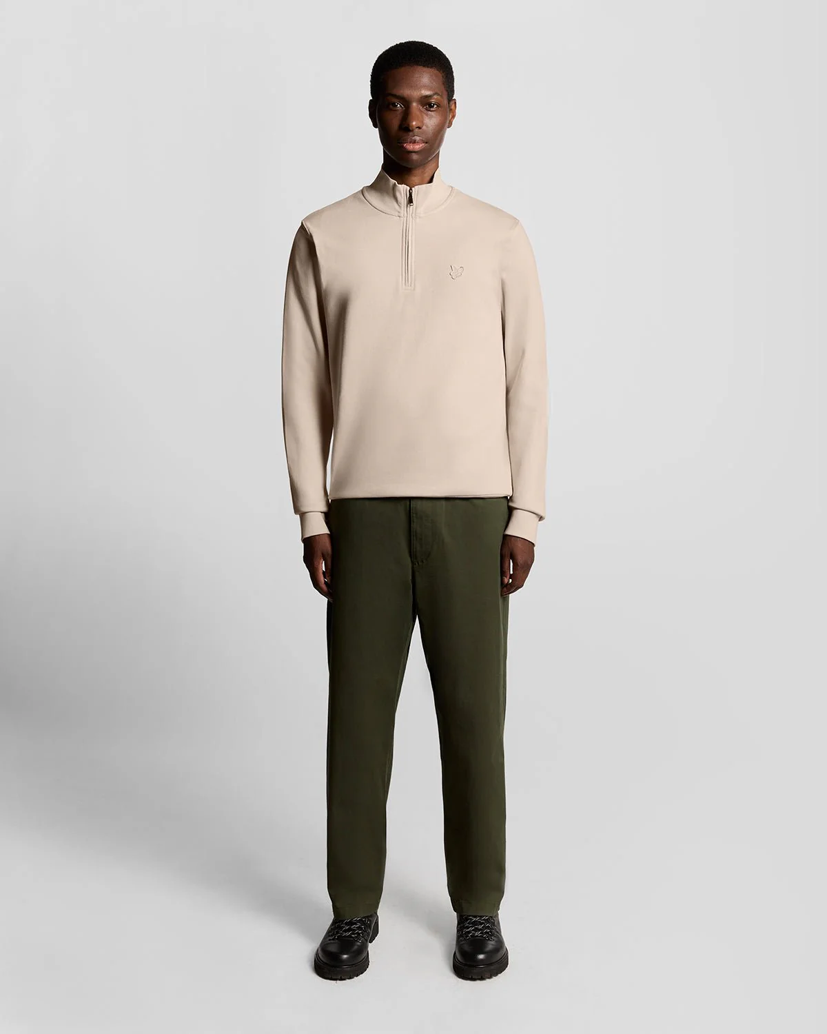 Superfine Cotton 1/4 Zip Sweatshirt