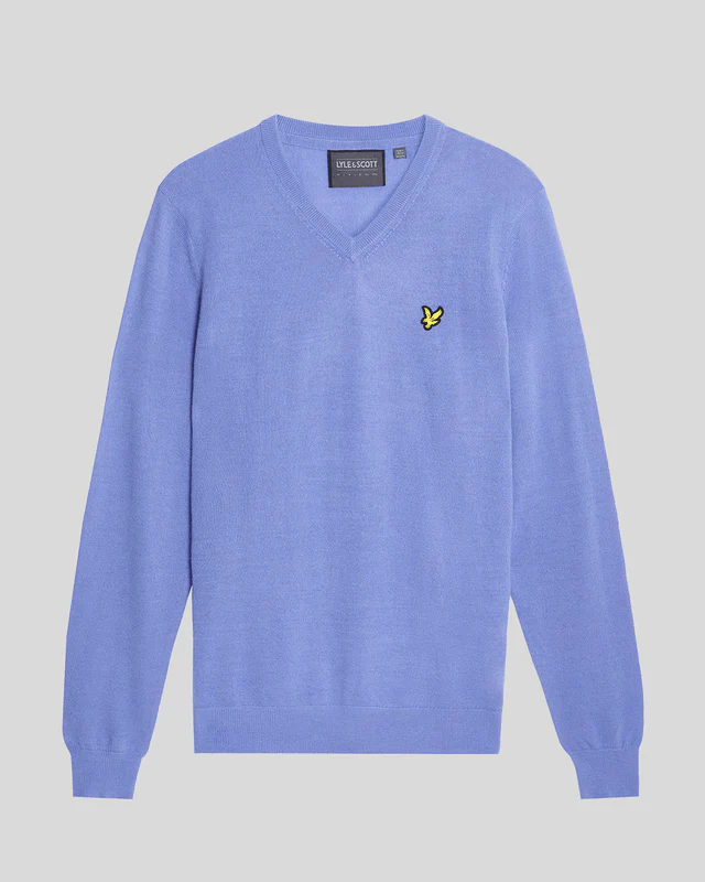 Golf Wool Blend V Neck Jumper