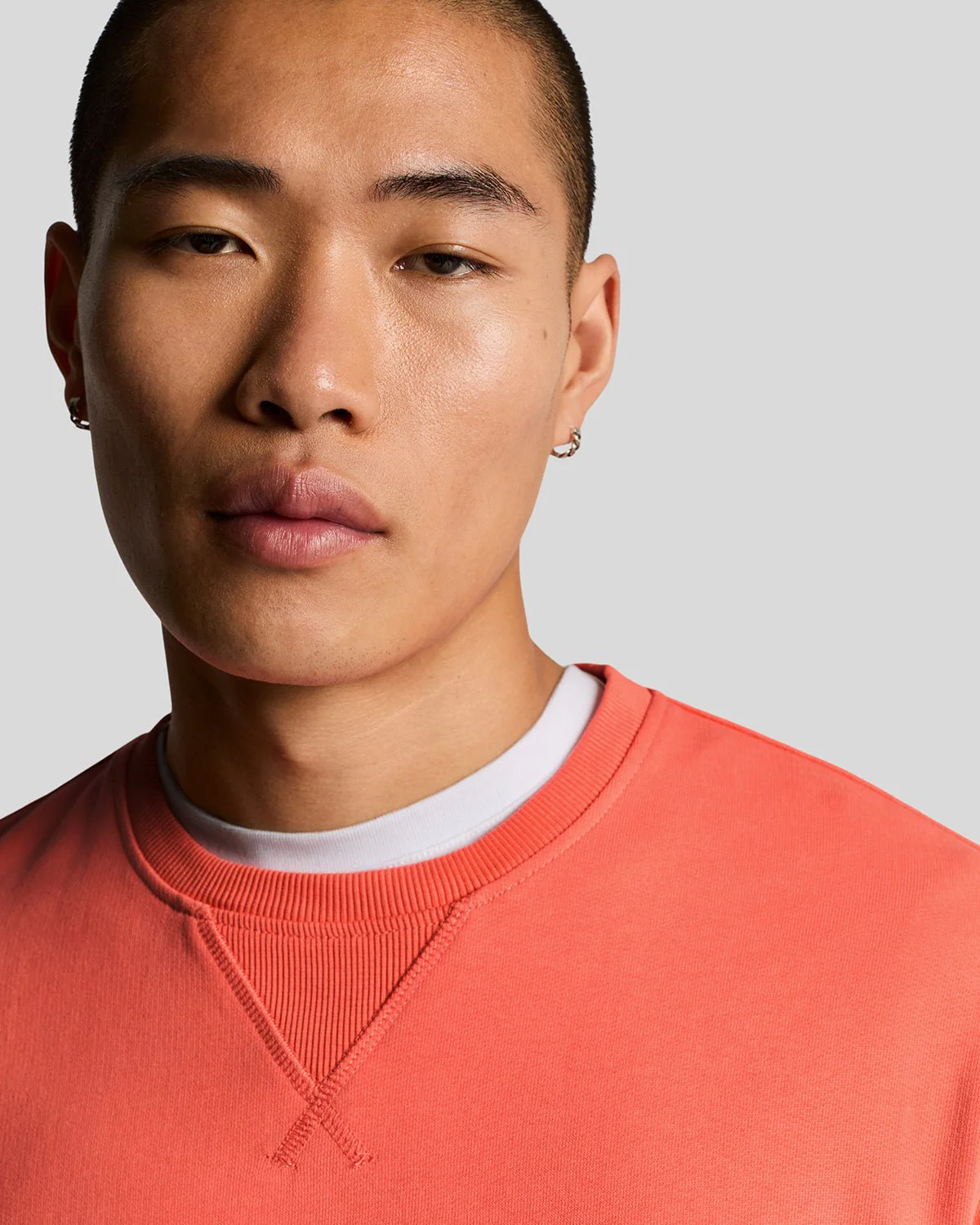 Cotton Crew Neck Sweatshirt